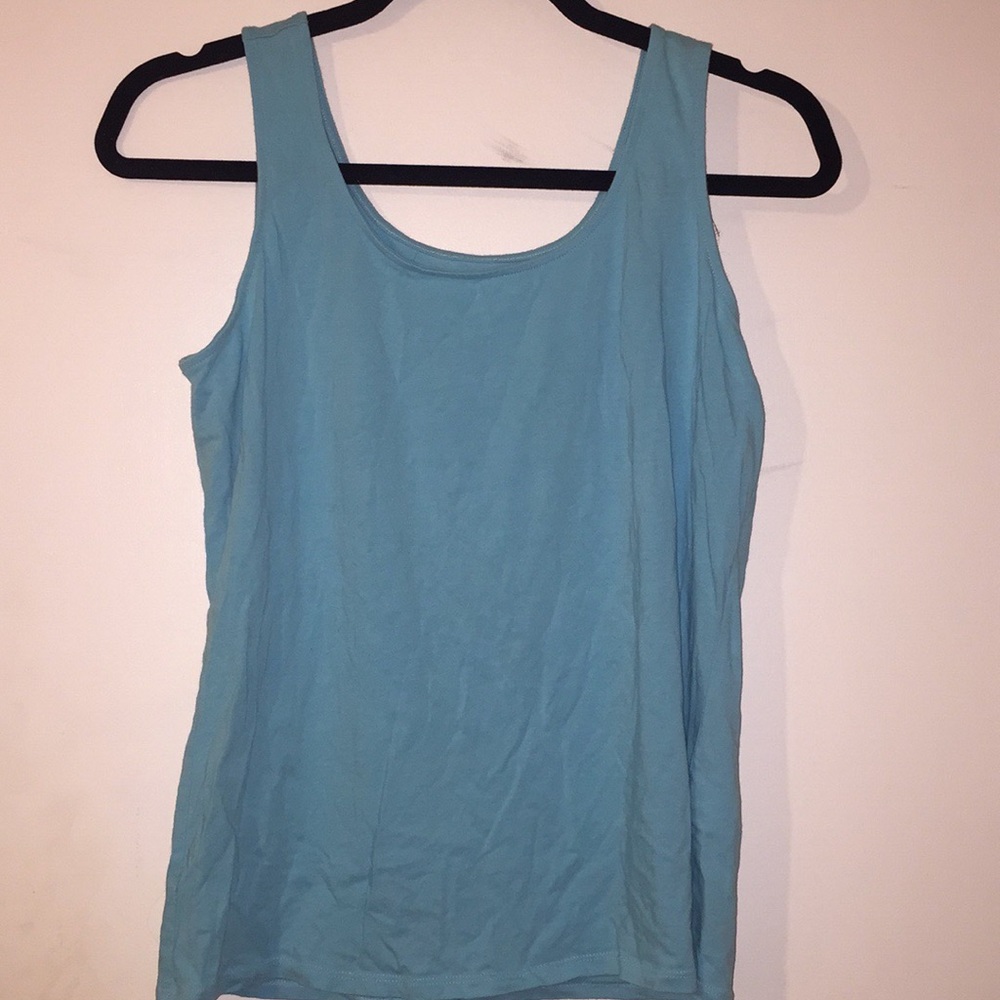 Blue Petite Tank Top